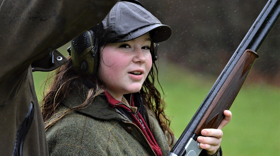 A Young Shot in the rain