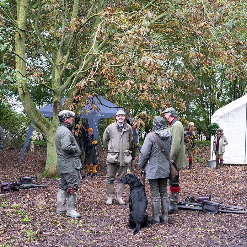 A group of shooters talking