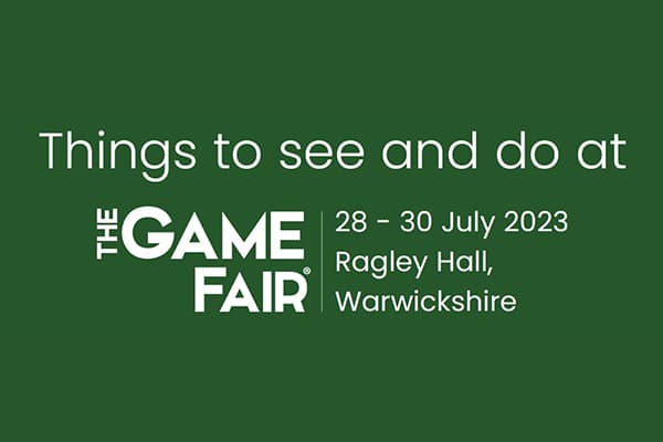 The Game Fair banner