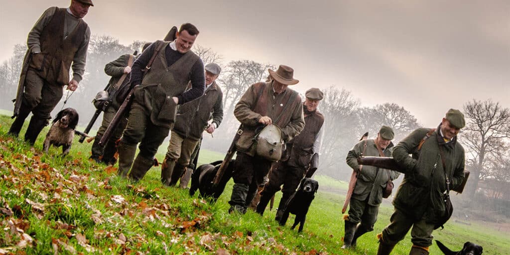 Group of game shooters