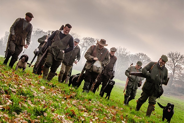 Group of game shooters