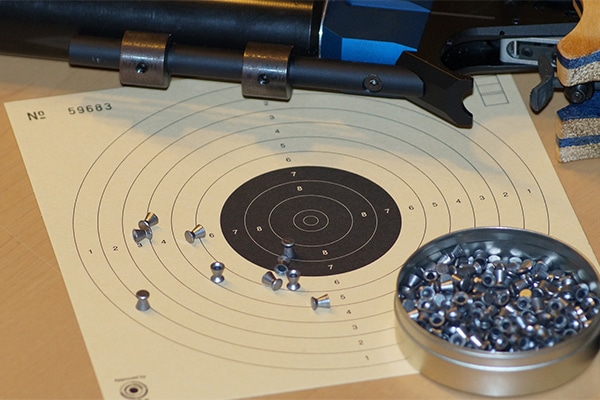 An airgun target