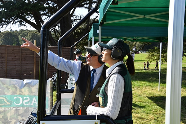 Shotgun coaching coaching a student