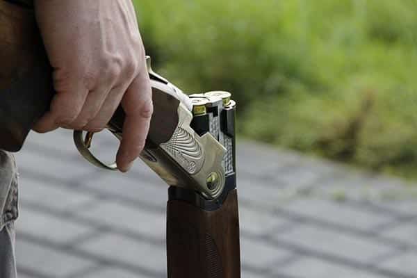 A shotgun
