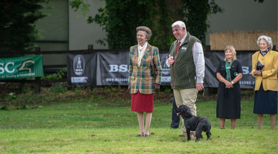 The Princess Royal with Glynn Evans