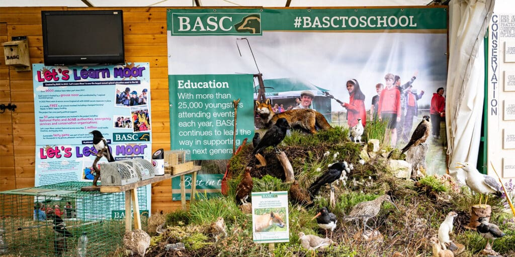 The BASC Game Fair stand