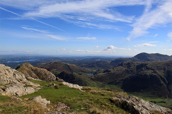 A mountain countryside landscape