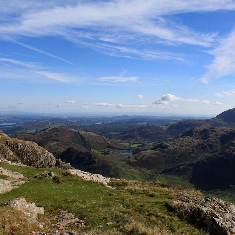 A mountain countryside landscape