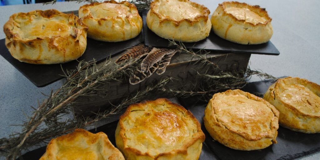 Game pies made by Queen's College students