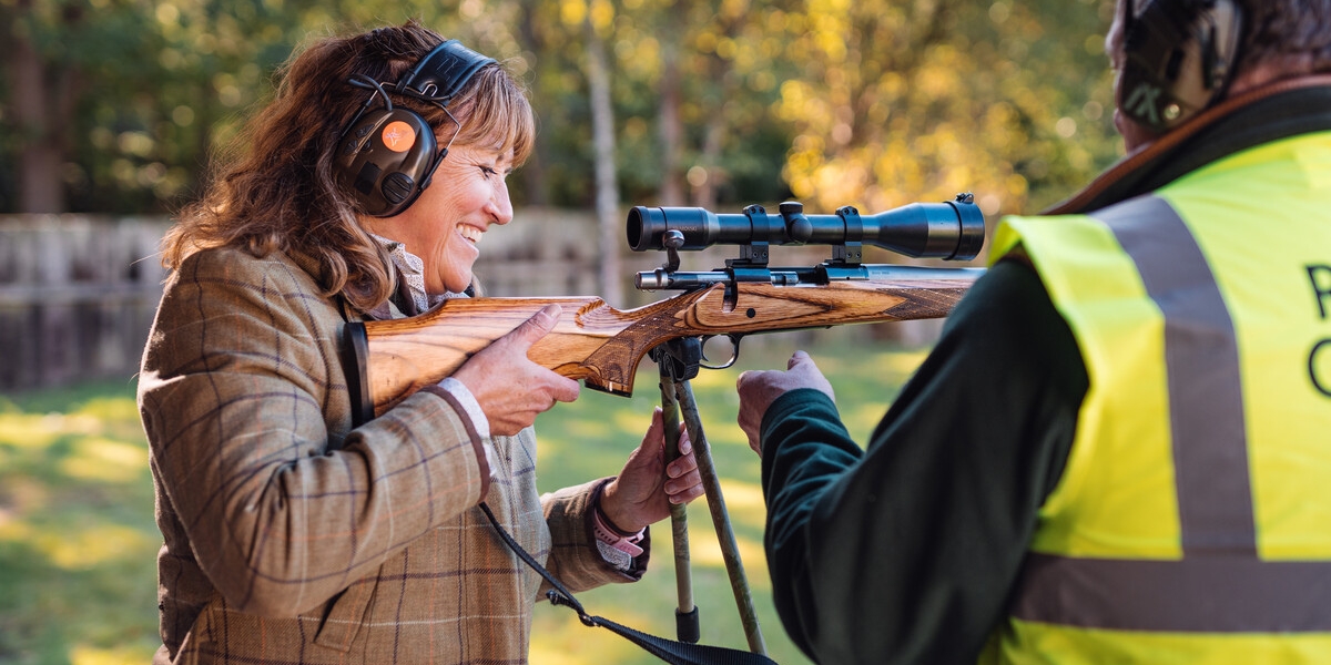Bisley women in shooting