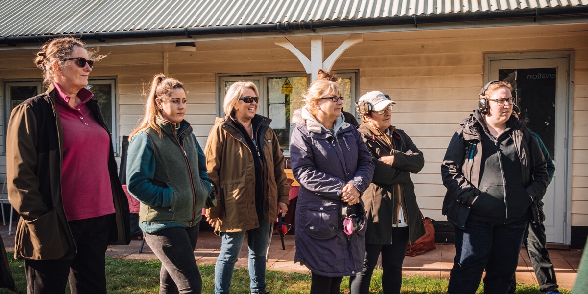 Bisley women in shooting