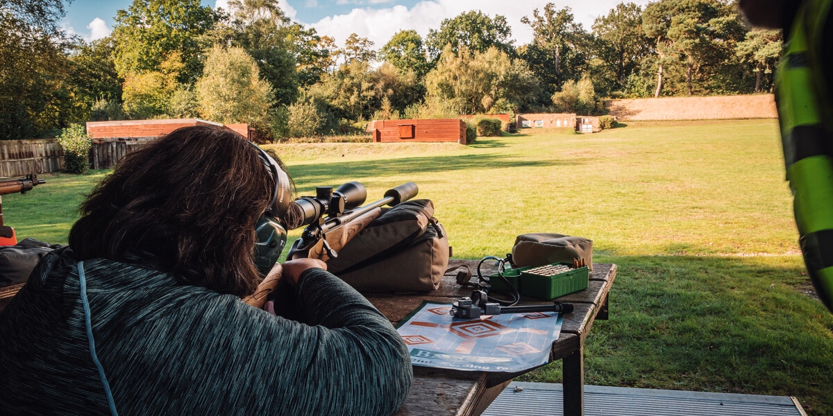 Bisley women in shooting