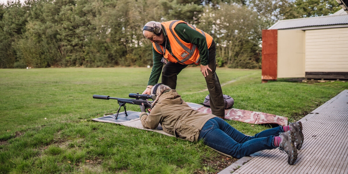 Bisley women in shooting