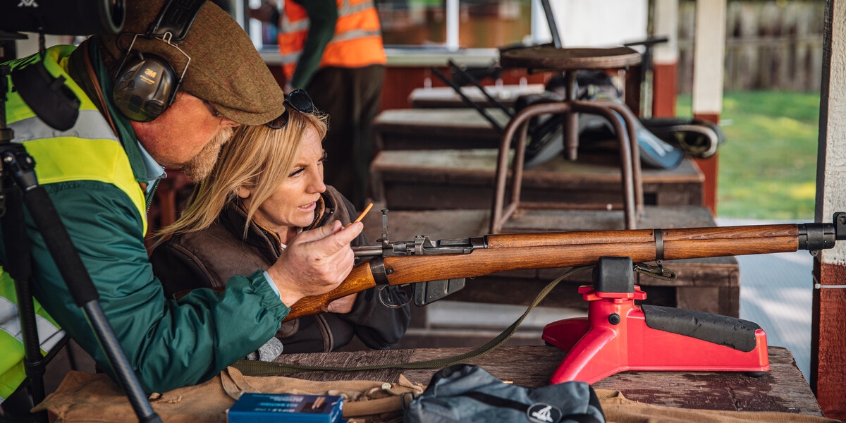 Bisley women in shooting