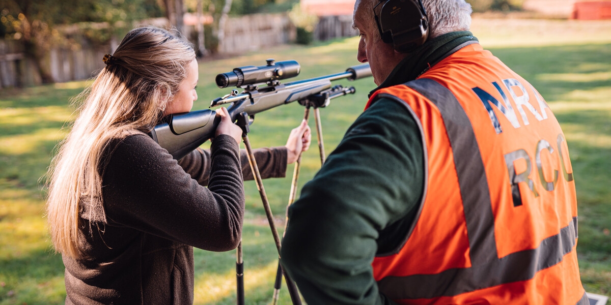 Bisley women in shooting