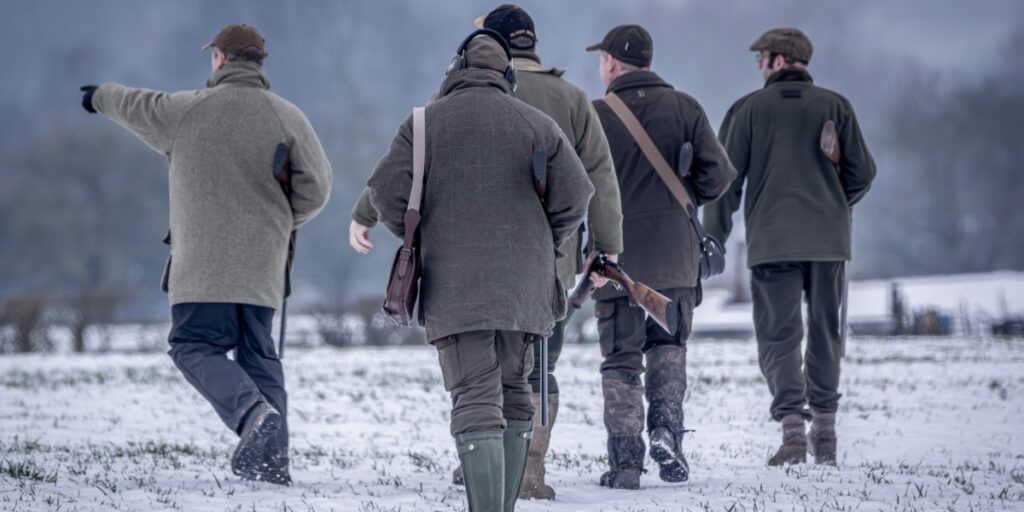 Shooters in winter