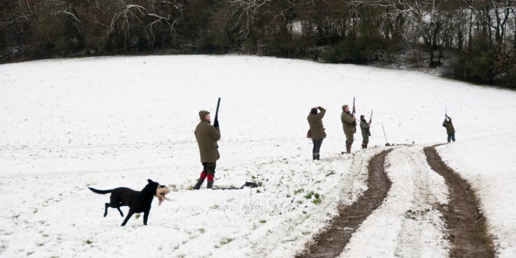 Shooting in winter