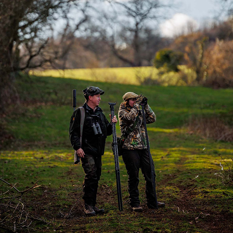 A pair of deer stalkers