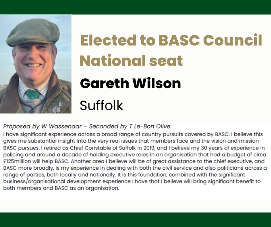 BASC AGM Gareth Wilson
