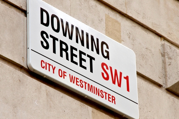 Downing Street sign