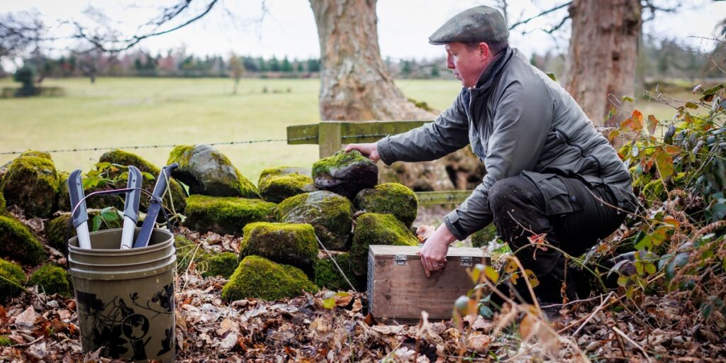 gamekeeper at work