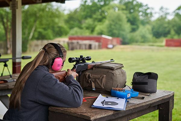A rifle shooter