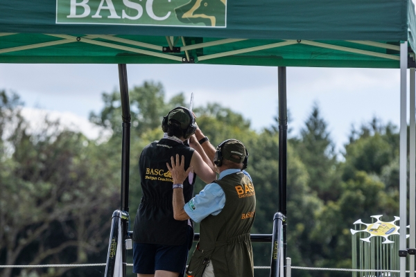 Shotgun coach at the Game Fair