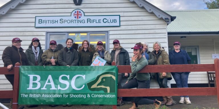 Women rifle shooters at Bisley