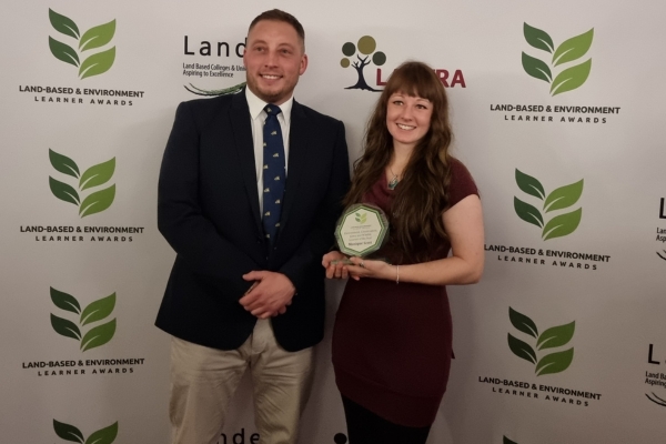 Land-based and Environment Learner Awards winner