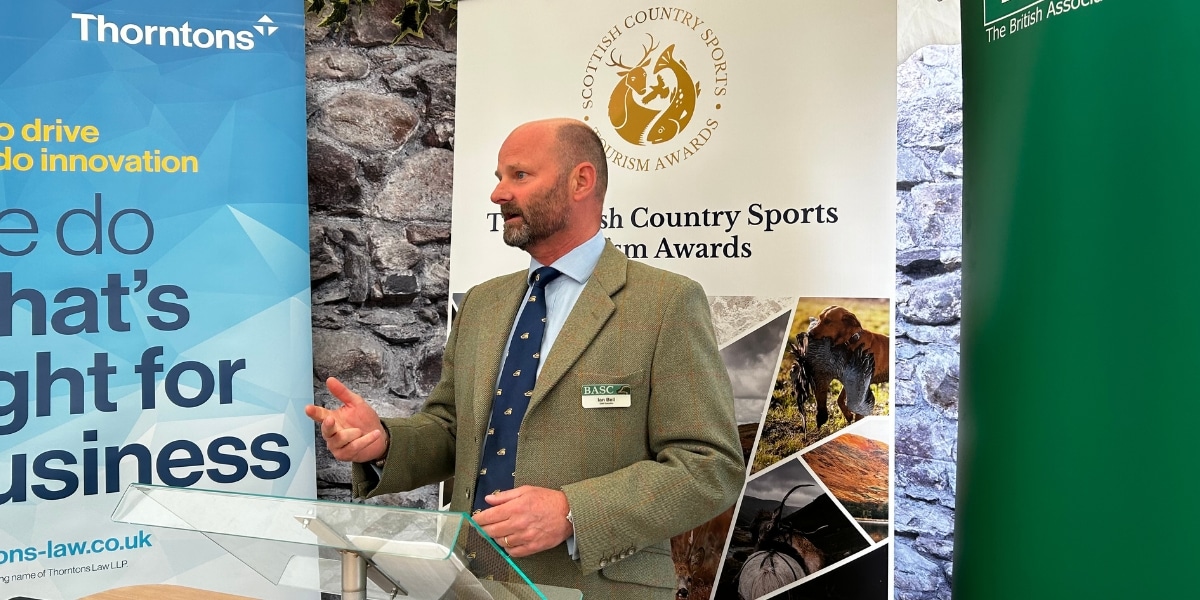 Ian Bell talking at Scone