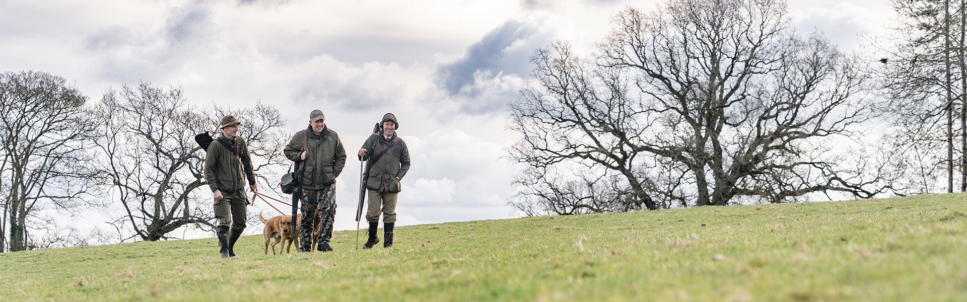 Game shooters with a gundog