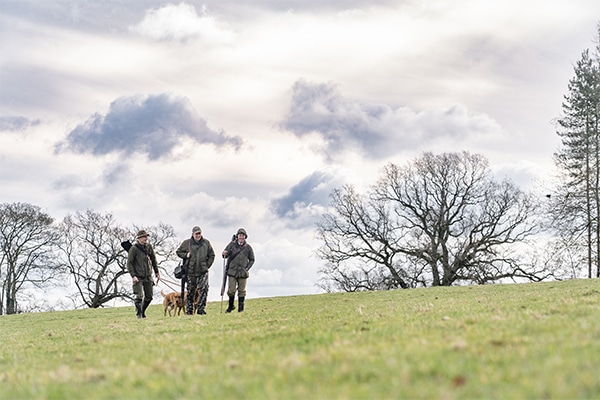 Game shooters with a gundog