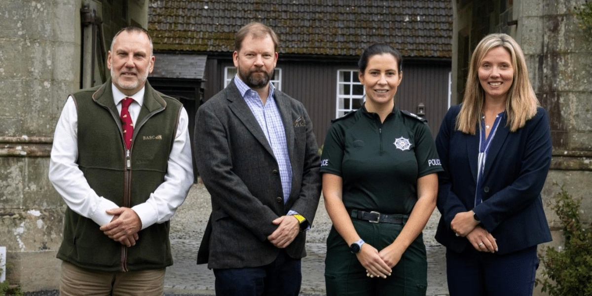 Tommy Mayne, Lord Jamie Hamilton and PNSI representatives