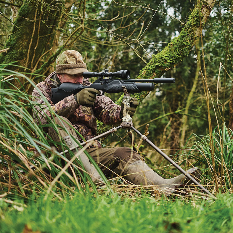 Airgunner sitting